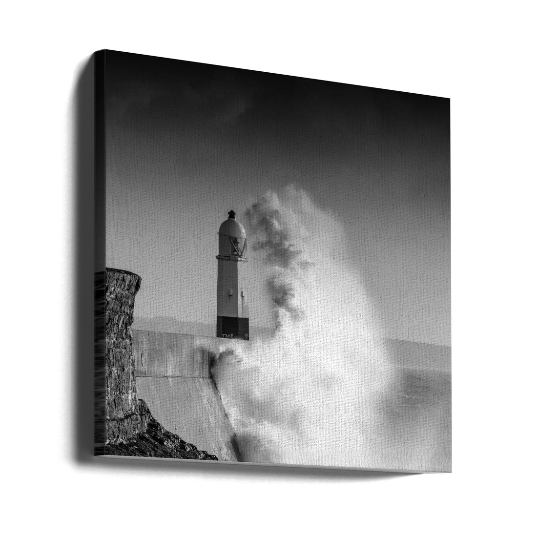 Hand of Poseidon by Robert Bolton | Stormy Lighthouse Seascape, Large Canvas Wall Art Print | Artsy Earth