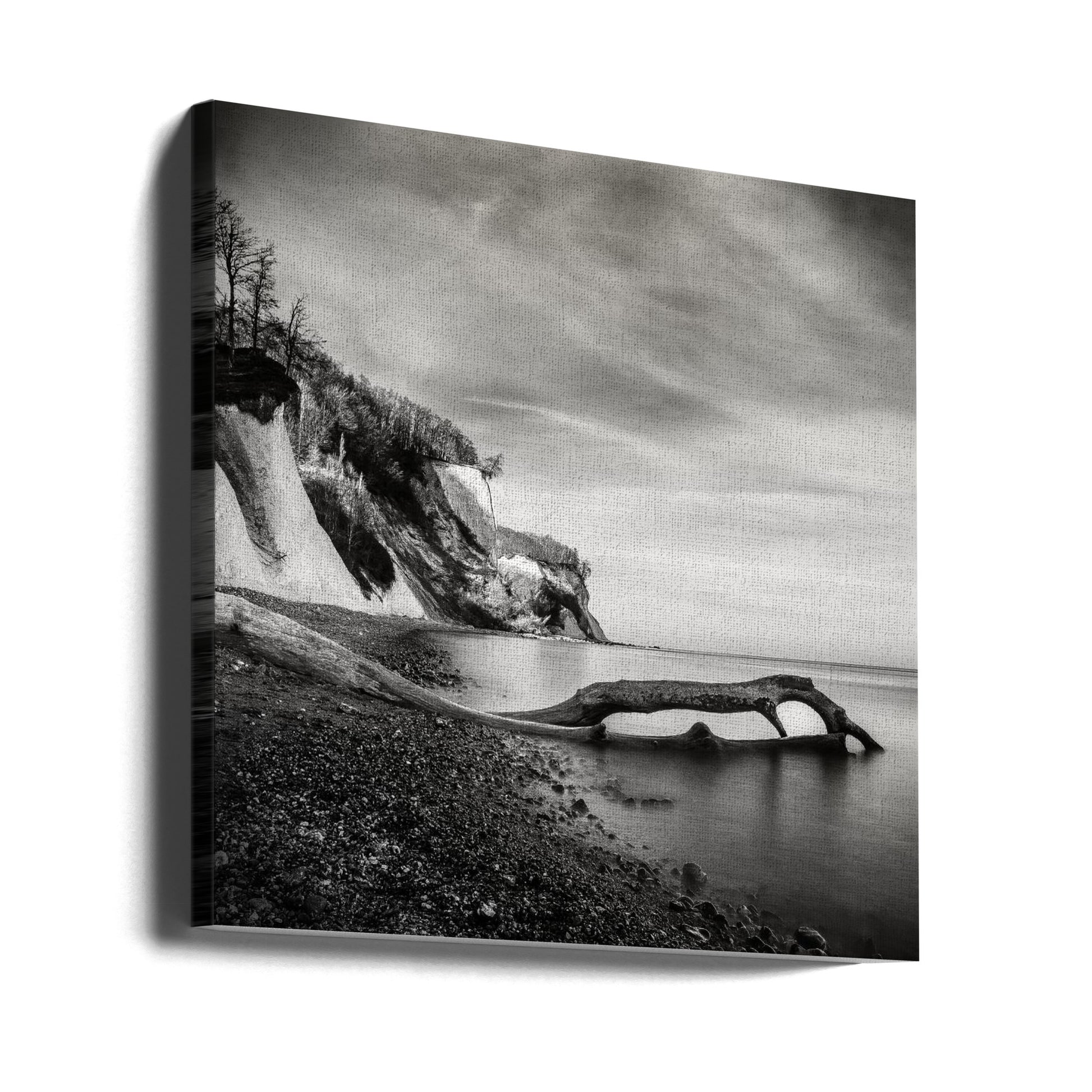 Chalk Cliffs on Rugen by Mario Benz | Coastal Cliff Landscape, Large Canvas Wall Art Print | Artsy Earth