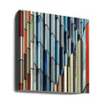 Facade Art by Luc Vangindertael (lagrange) | Colorful Abstract Architecture, Large Canvas Wall Art Print | Artsy Earth