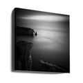 Coastal Cliffs by Jan Rauwerdink | Black And White Seascape, Large Canvas Wall Art Print | Artsy Earth