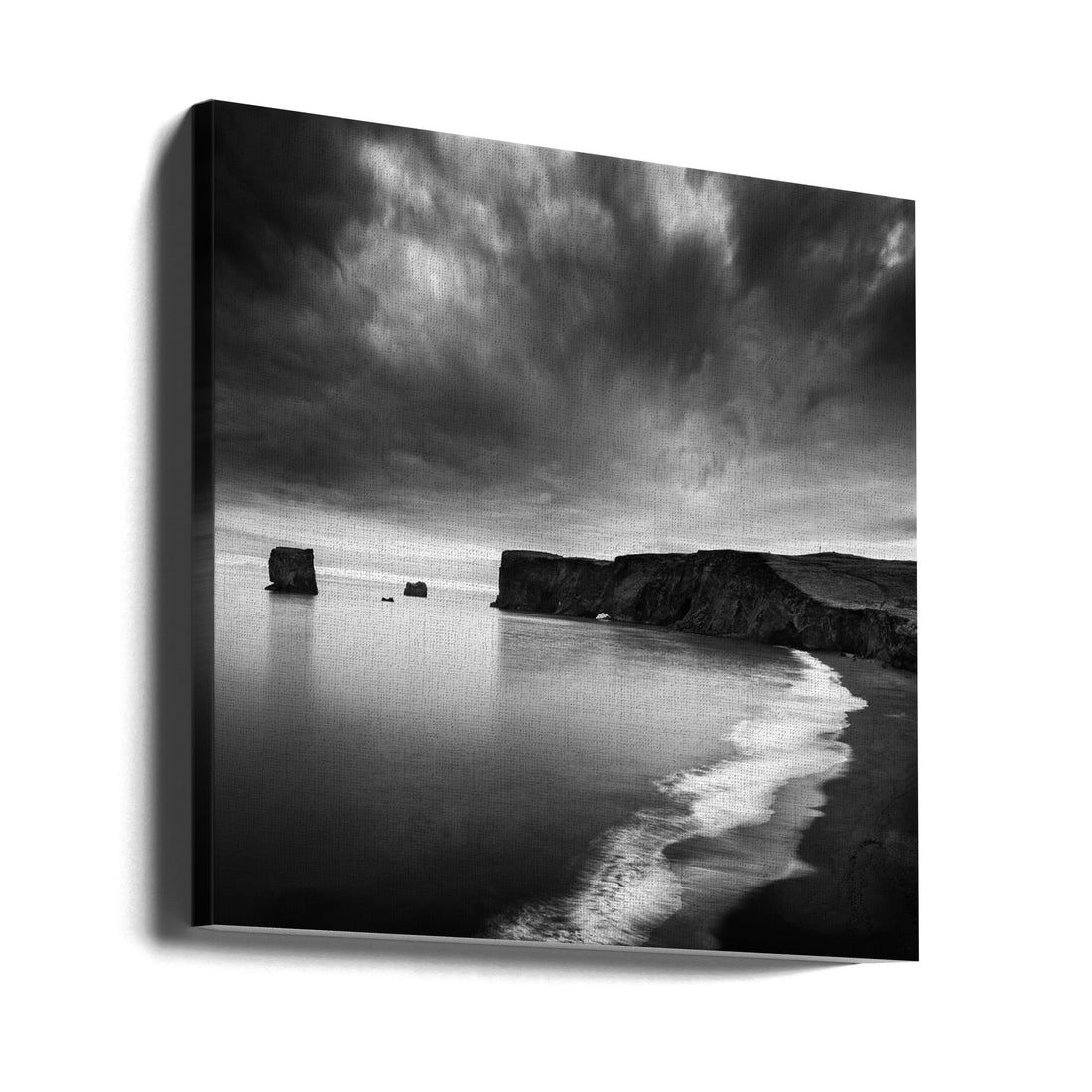 Black Steel in the Hour of Chaos by George Digalakis | Coastal Seascape Cliffs, Large Canvas Wall Art Print | Artsy Earth