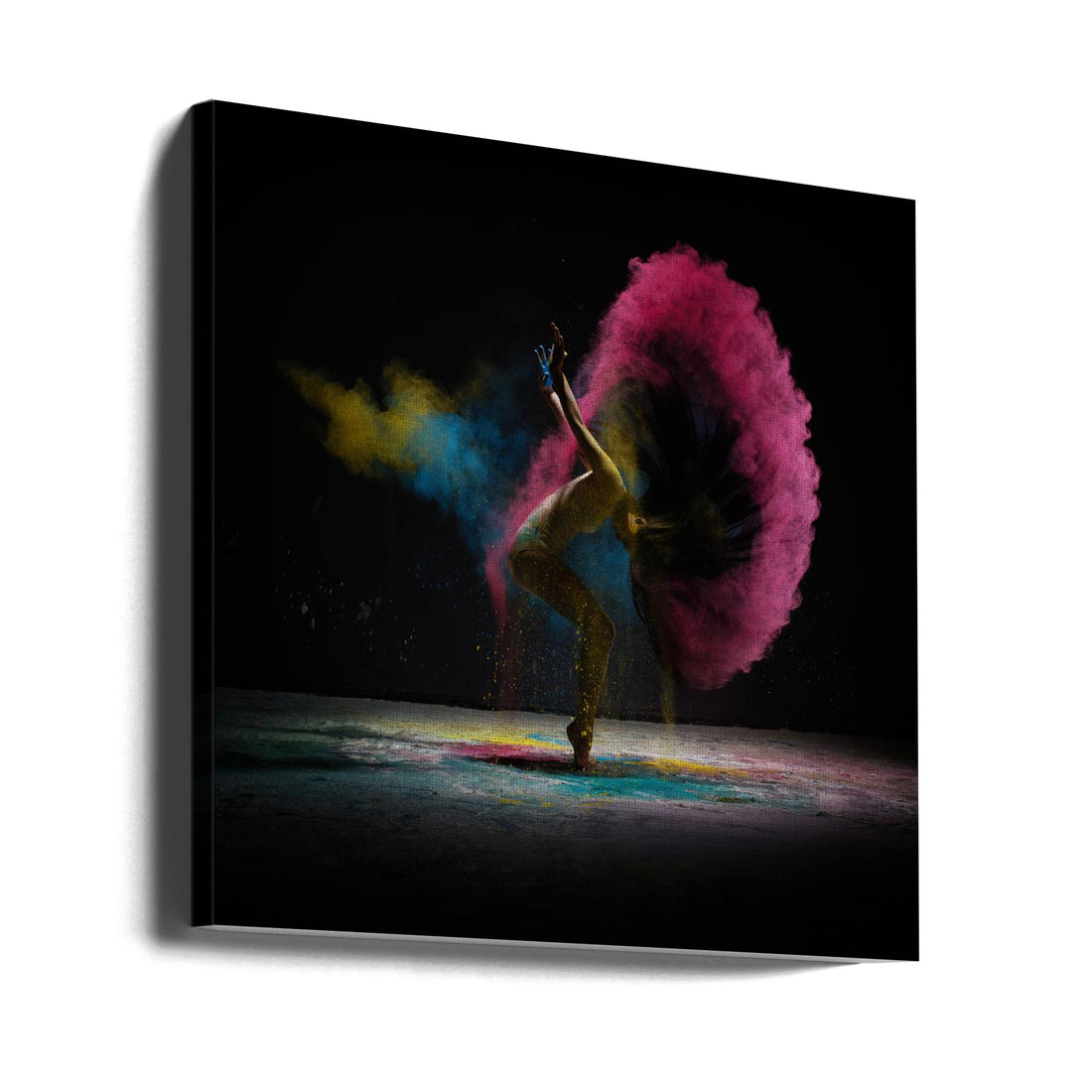 The Dance of Dust by Andrey Guryanov | Ballet Dance Motion, Large Canvas Wall Art Print | Artsy Earth