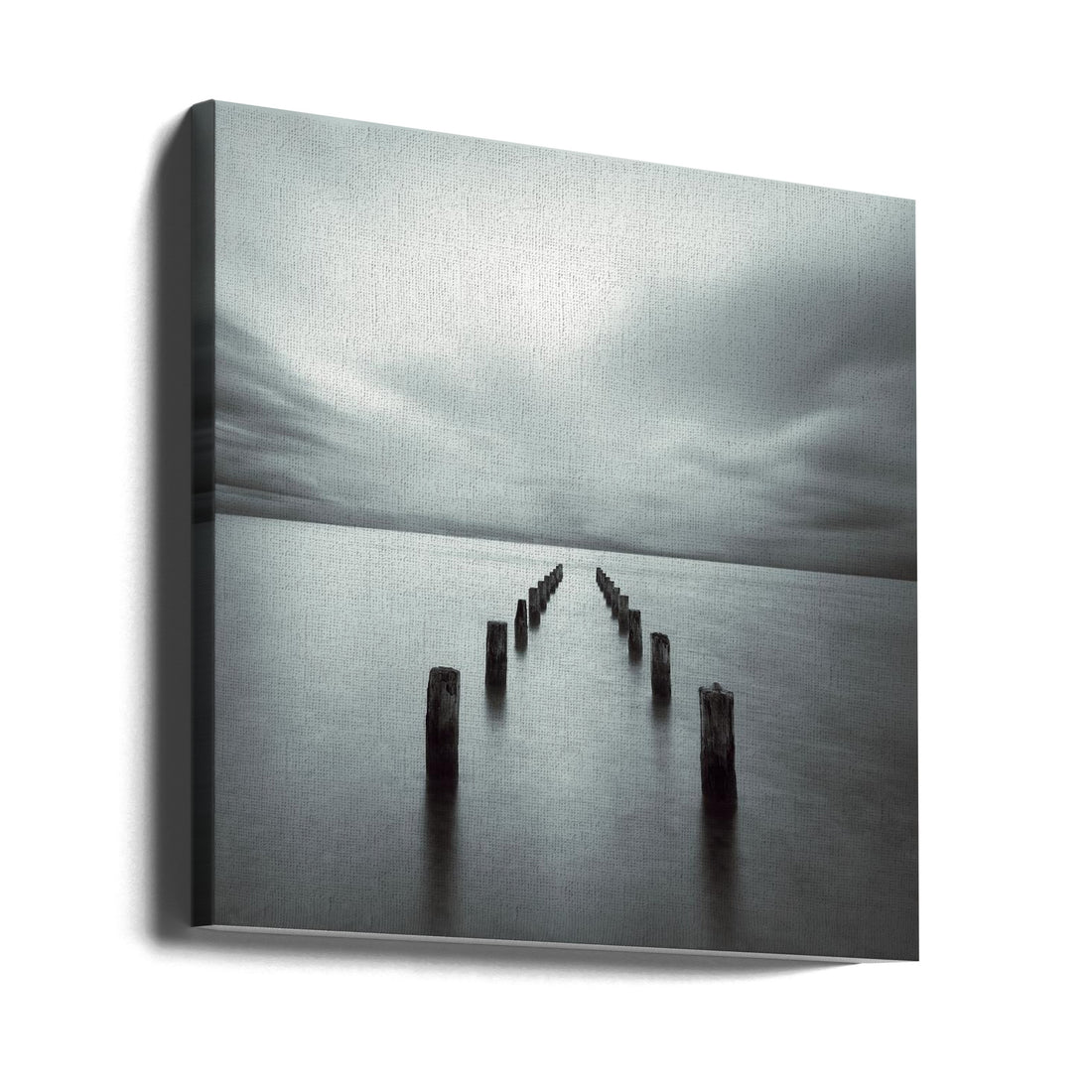 Disappeared by Alexej Schulz | Minimalist Seascape Decay, Large Canvas Wall Art Print | Artsy Earth