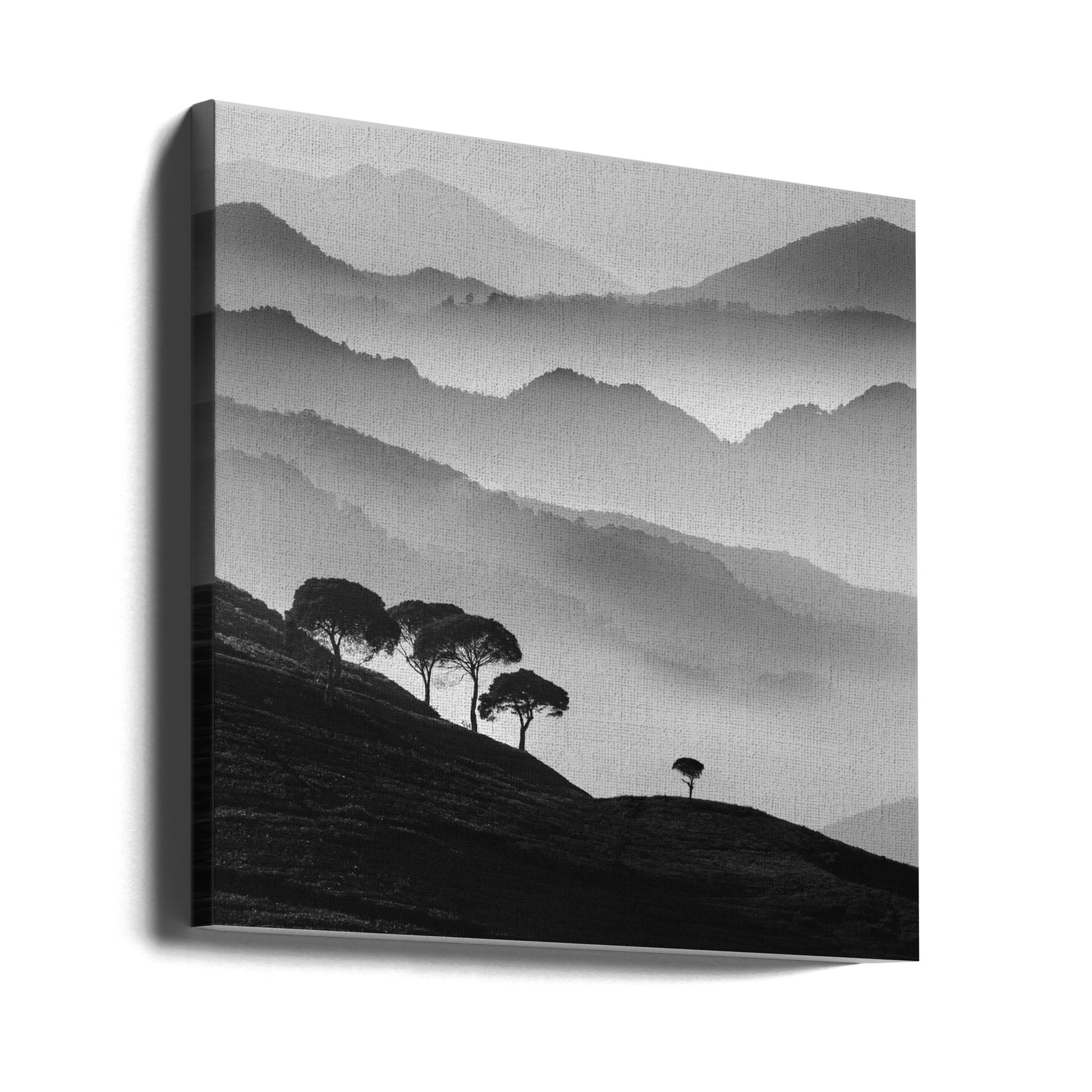 Misty Mountains by Ajie Alrasyid | Foggy Mountain Landscape, Large Canvas Wall Art Print | Artsy Earth