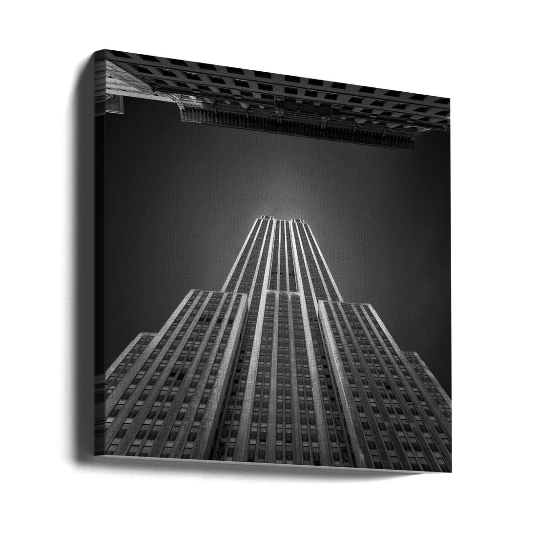 Empire State Building by Ahmed Thabet | Nyc Architecture Landmark, Large Canvas Wall Art Print | Artsy Earth