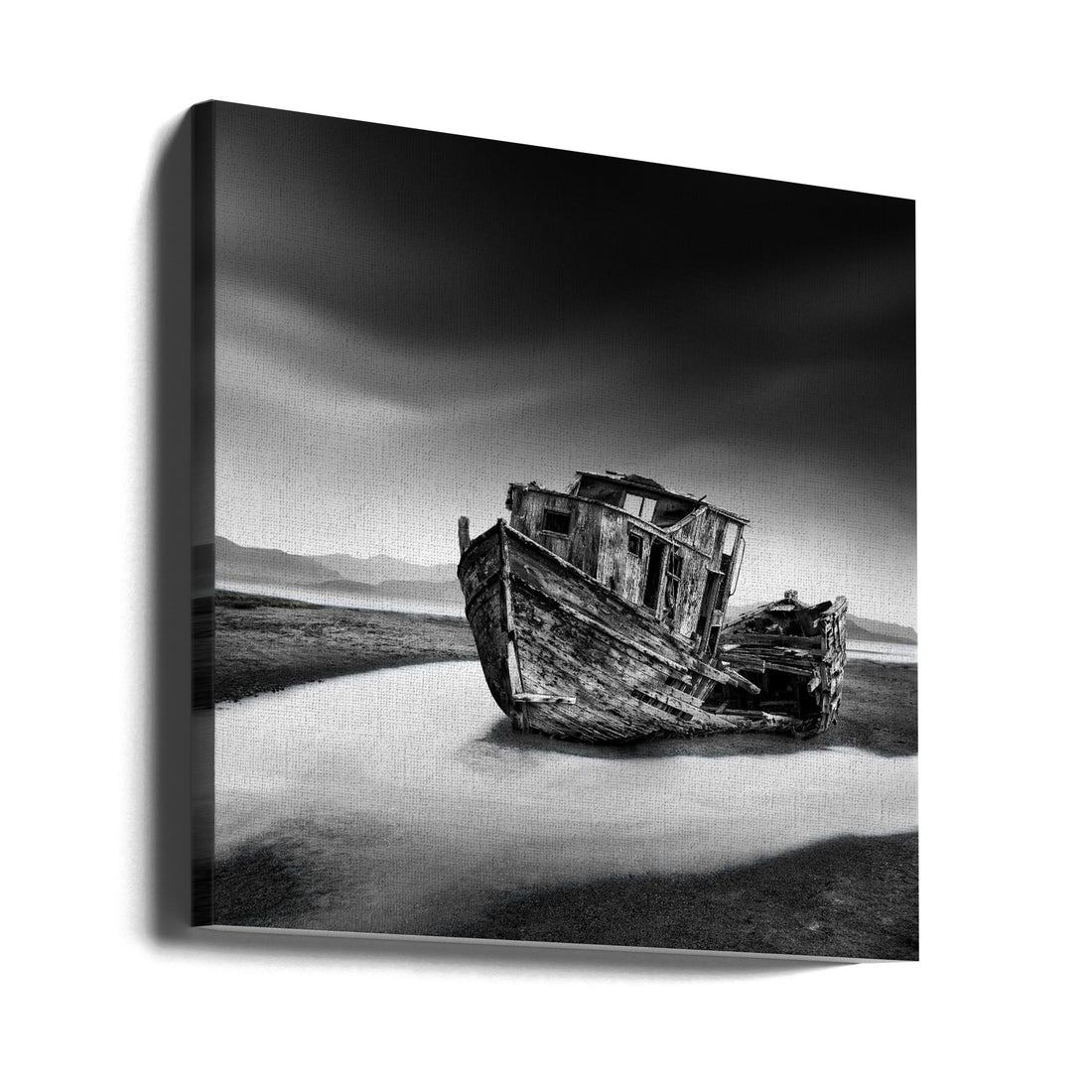 Dangerous Sea by George Digalakis | Abandoned Shipwreck Coast, Large Canvas Wall Art Print | Artsy Earth