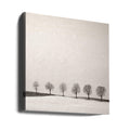 Serene Winter Trees by Lena Weisbek | Minimalist Landscape, Large Canvas Wall Art Print | Artsy Earth