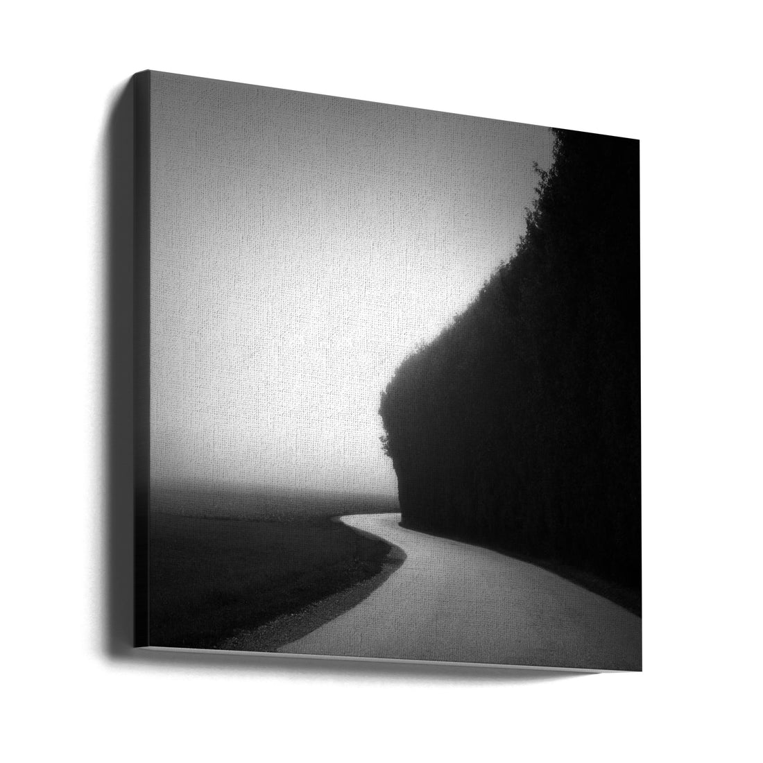 Curved Country Road by Alexej Schulz | Minimalist Landscape Photography, Large Canvas Wall Art Print | Artsy Earth