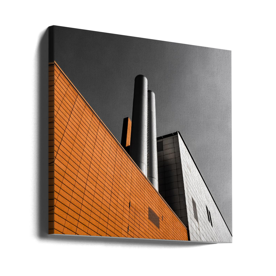 Ventilation Chimney by Markus Auerbach | Urban Industrial Architecture, Large Canvas Wall Art Print | Artsy Earth