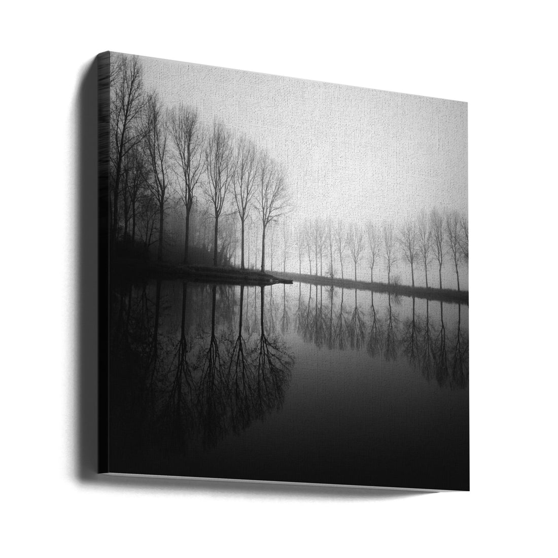 In Dreams by Christophe Staelens | Foggy Lake Reflection, Large Canvas Wall Art Print | Artsy Earth