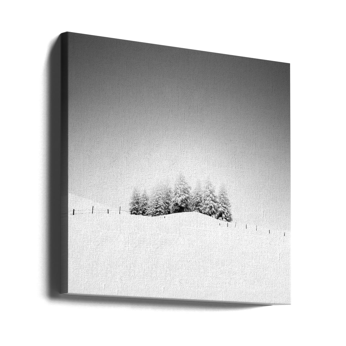 Misty Forest by Alexej Schulz | Foggy Winter Landscape, Large Canvas Wall Art Print | Artsy Earth