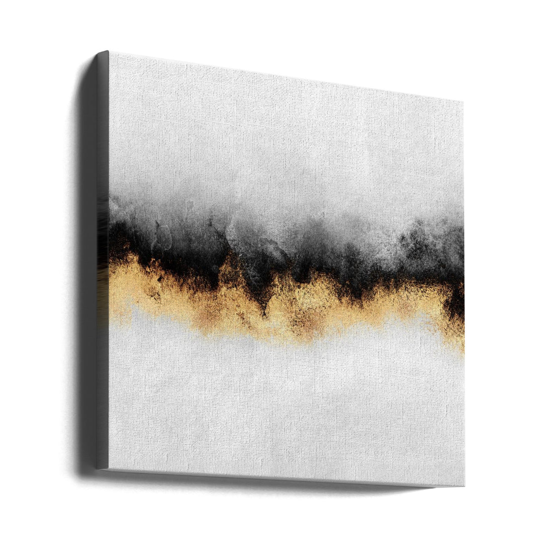 Golden Sky Abstract by Elisabeth Fredriksson | Golden Painterly Texture, Large Canvas Wall Art Print | Artsy Earth