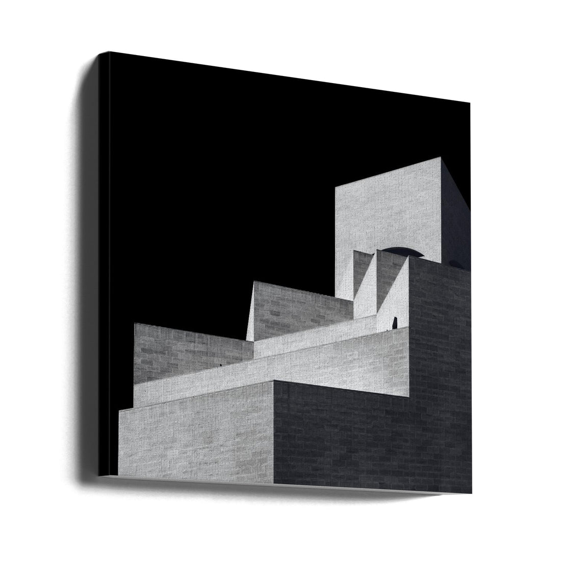 Museum of Islamic Art by Ahmed Alblowi | Modern Geometric Architecture, Large Canvas Wall Art Print | Artsy Earth