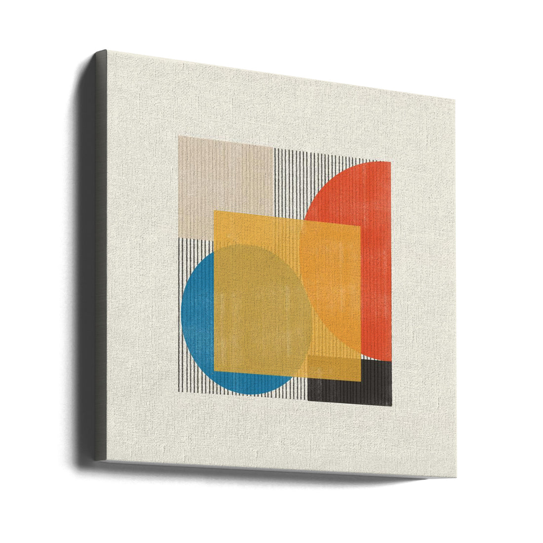 Midcentury Modern Object No2 by The Miuus Studio | Geometric Abstract Bauhaus, Large Canvas Wall Art Print | Artsy Earth