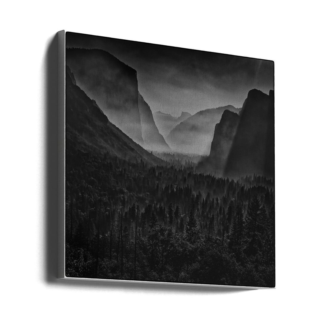 Tunnel View by Ning Lin | Foggy Mountain Landscape, Large Canvas Wall Art Print | Artsy Earth