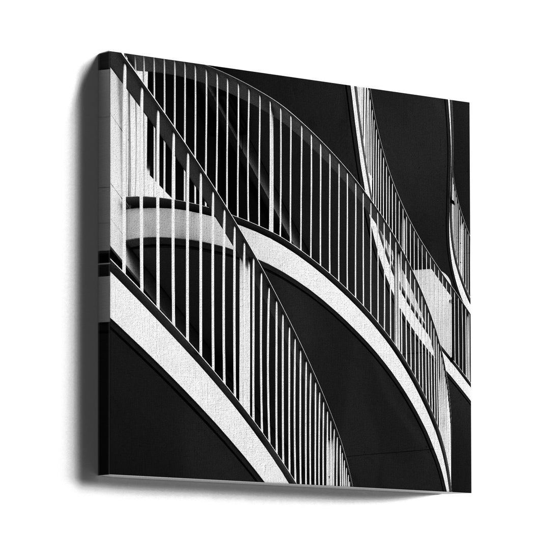 Balconies by Luc Vangindertael (lagrange) | Urban Architecture Lines, Large Canvas Wall Art Print | Artsy Earth