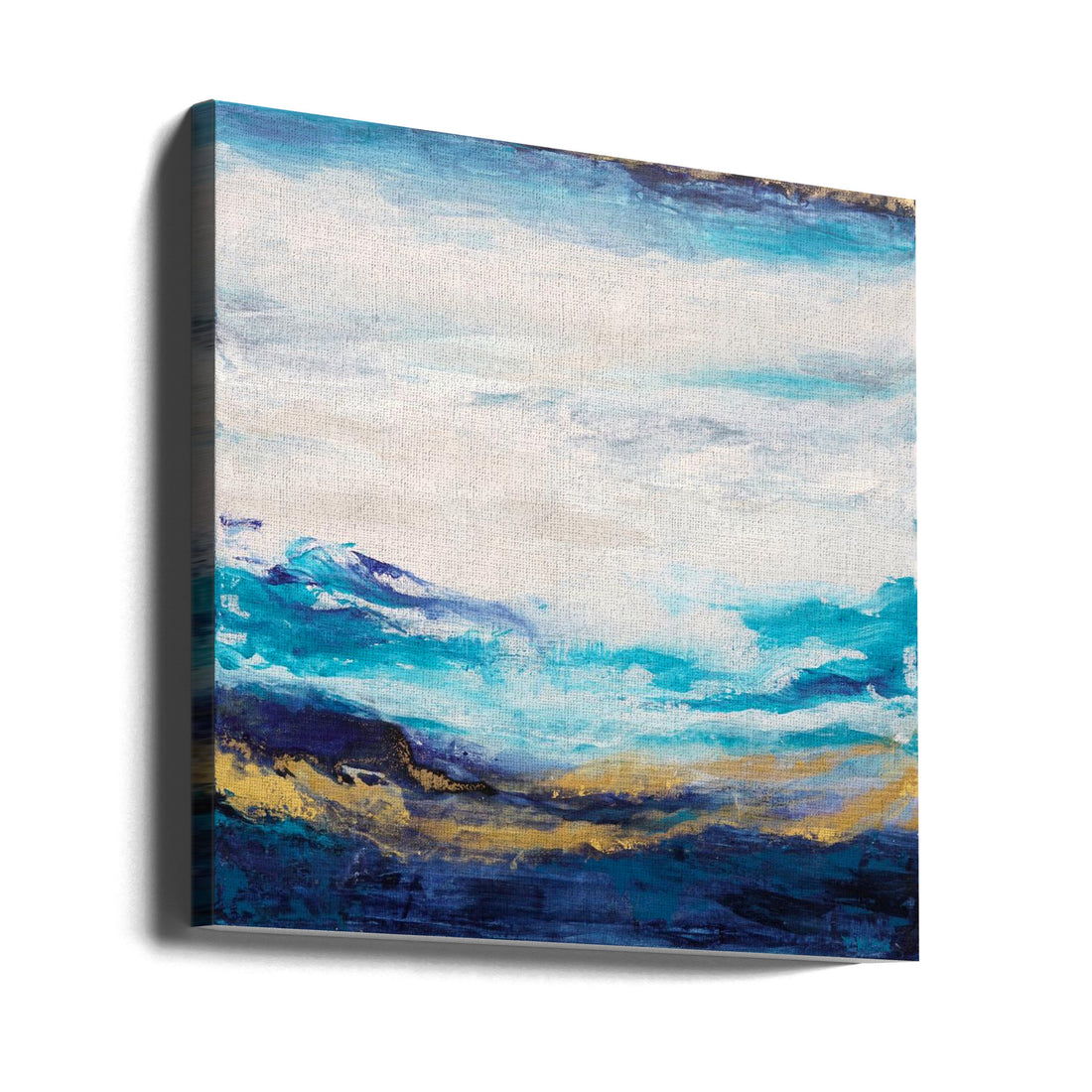 Salty Air by Françoise Wattré | Abstract Ocean Painting, Large Canvas Wall Art Print | Artsy Earth