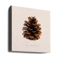 Merry Christmas Nº2 by Florent Bodart | Christmas Pine Cone, Large Canvas Wall Art Print | Artsy Earth