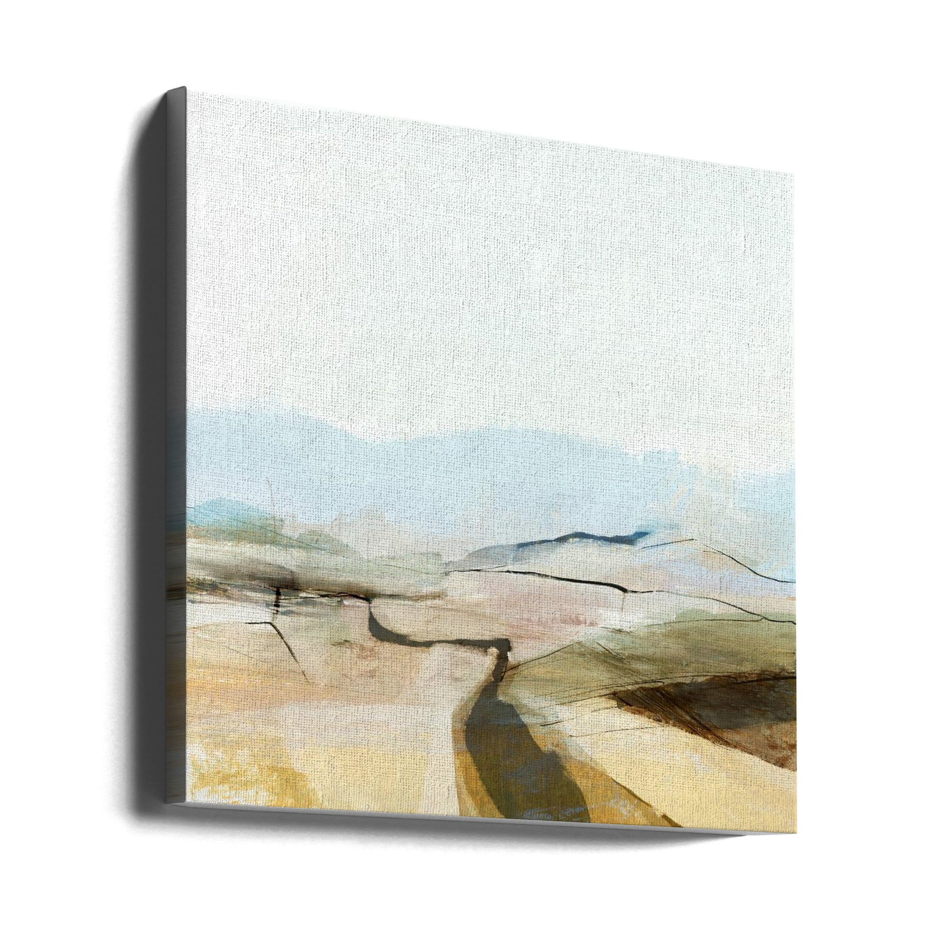 Countryview by Dan Hobday | Painted Landscape Mountains, Large Canvas Wall Art Print | Artsy Earth