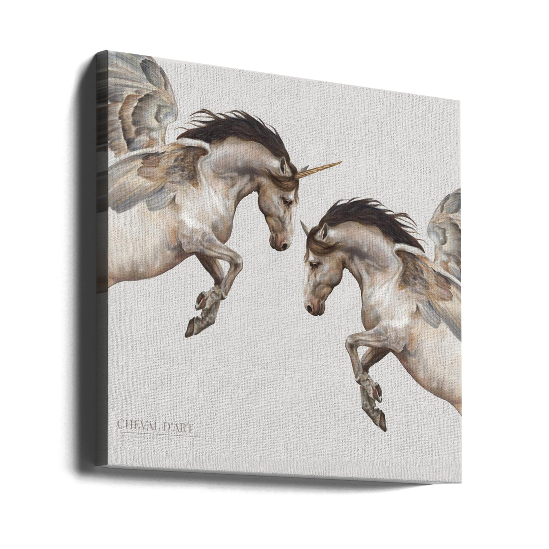 Fantasy Horse Art by Gabriella Roberg | Angel Horse Illustration, Large Canvas Wall Art Print | Artsy Earth