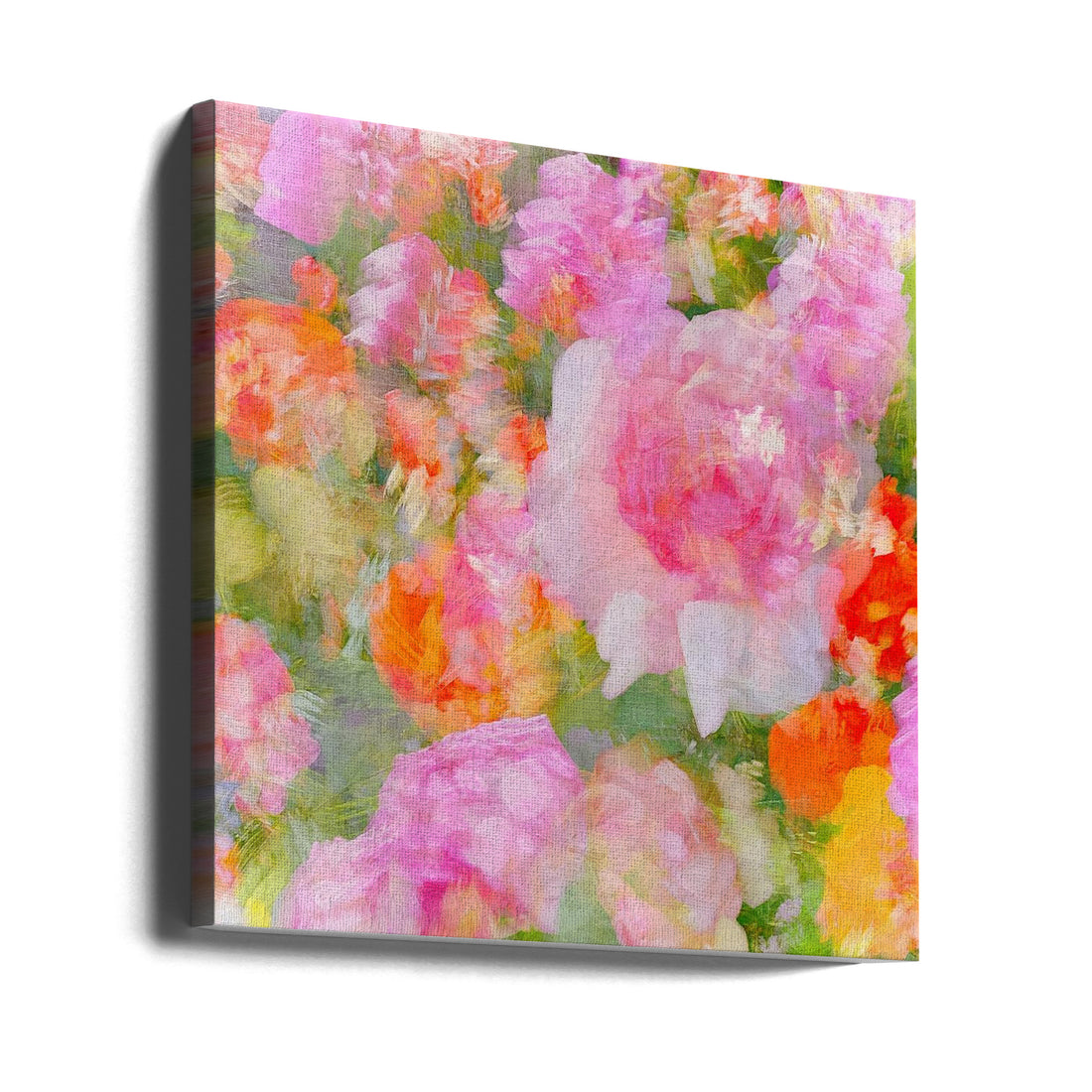 My Rose Garden Impression by Molly Fu | Floral Botanical Watercolor, Large Canvas Wall Art Print | Artsy Earth