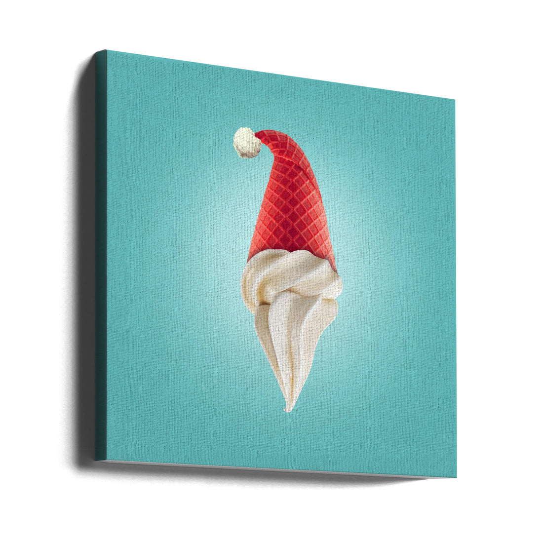 Santa's Ice Cream by Artem Pozdniakov | Christmas Food, Large Canvas Wall Art Print | Artsy Earth