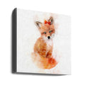 Baby Fox by Emel Tunaboylu | Animal Portrait Fox, Large Canvas Wall Art Print | Artsy Earth