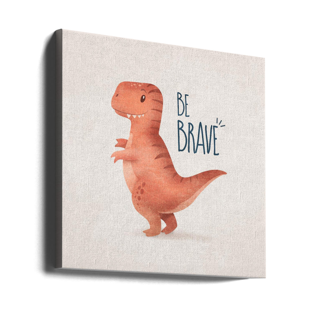 Dino T-Rex by Emel Tunaboylu | Wild Animal Illustration, Large Canvas Wall Art Print | Artsy Earth