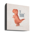 Dino T-Rex by Emel Tunaboylu | Wild Animal Illustration, Large Canvas Wall Art Print | Artsy Earth