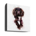 Baby Puppy by Emel Tunaboylu | Spaniel Dog Portrait, Large Canvas Wall Art Print | Artsy Earth