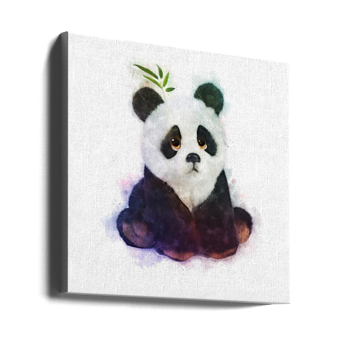 Baby Panda by Emel Tunaboylu | Cute Giant Panda, Large Canvas Wall Art Print | Artsy Earth