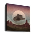 Cowboy Hat by Emel Tunaboylu | Western Desert Hat, Large Canvas Wall Art Print | Artsy Earth