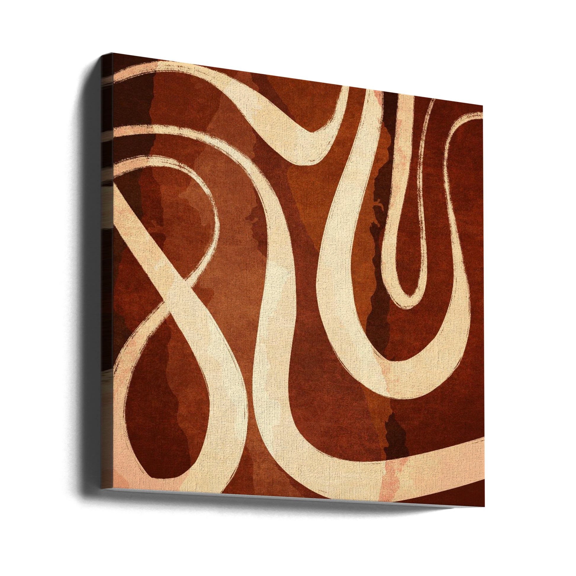 Abstract Texture Art by Emel Tunaboylu | Abstract Brown Pattern, Large Canvas Wall Art Print | Artsy Earth