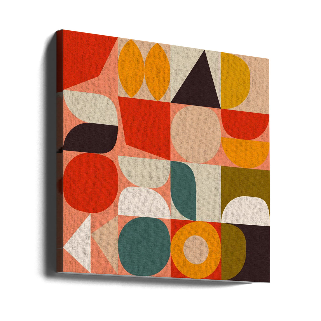 Bauhaus New 4 by Ana Rut Bre | Geometric Abstract Design, Large Canvas Wall Art Print | Artsy Earth