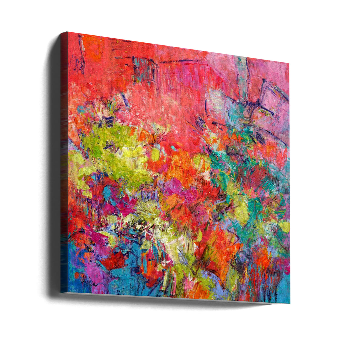 Happiness Sprouting by Dorothy Fagan | Abstract Vibrant Painting, Large Canvas Wall Art Print | Artsy Earth