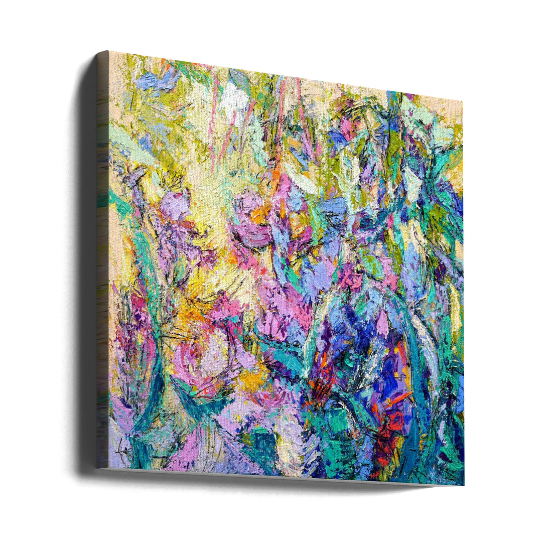 Iris Essence by Dorothy Fagan | Abstract Pastel Painting, Large Canvas Wall Art Print | Artsy Earth