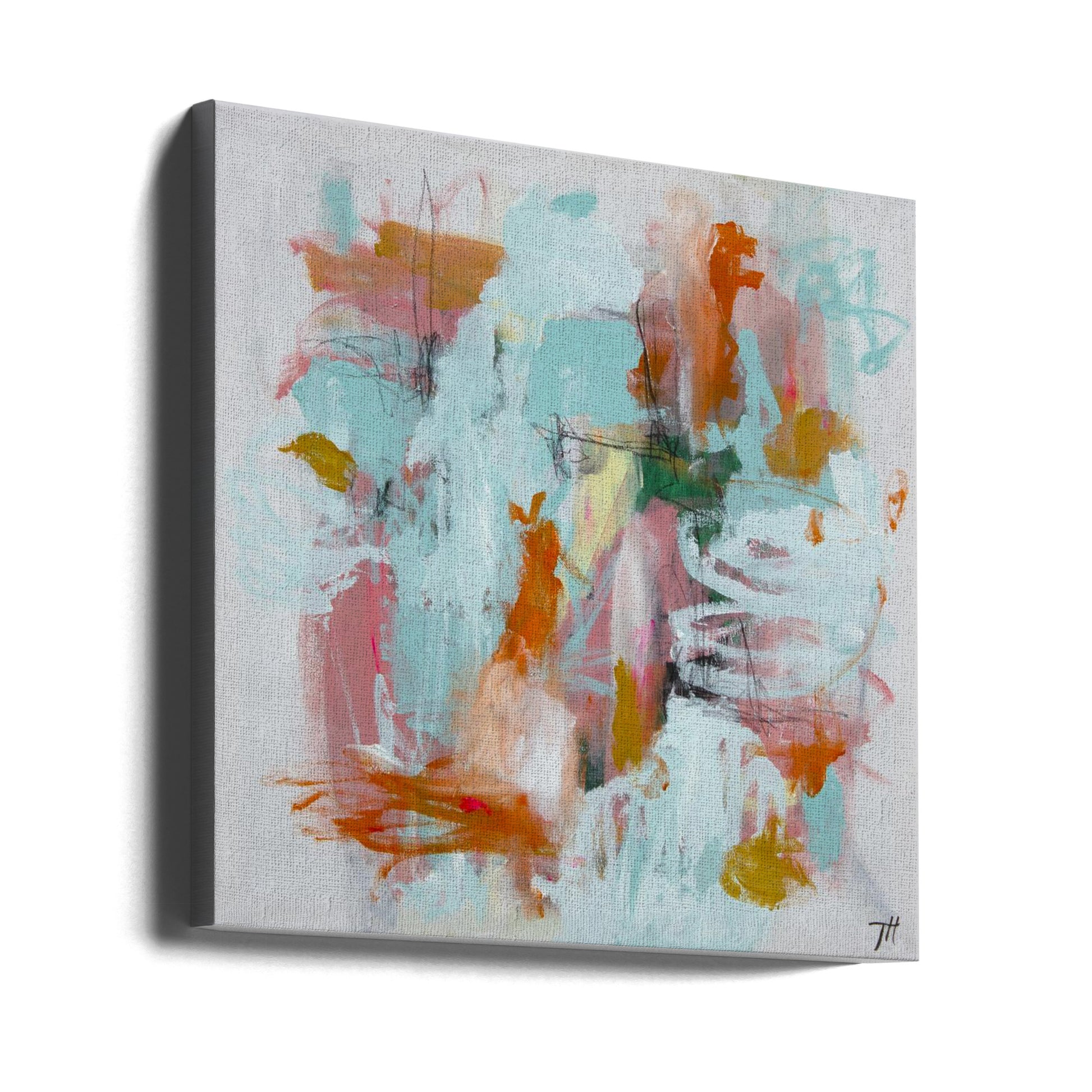 Abstract Paint Strokes by Tove Höglund | Abstract Acrylic Painting, Large Canvas Wall Art Print | Artsy Earth