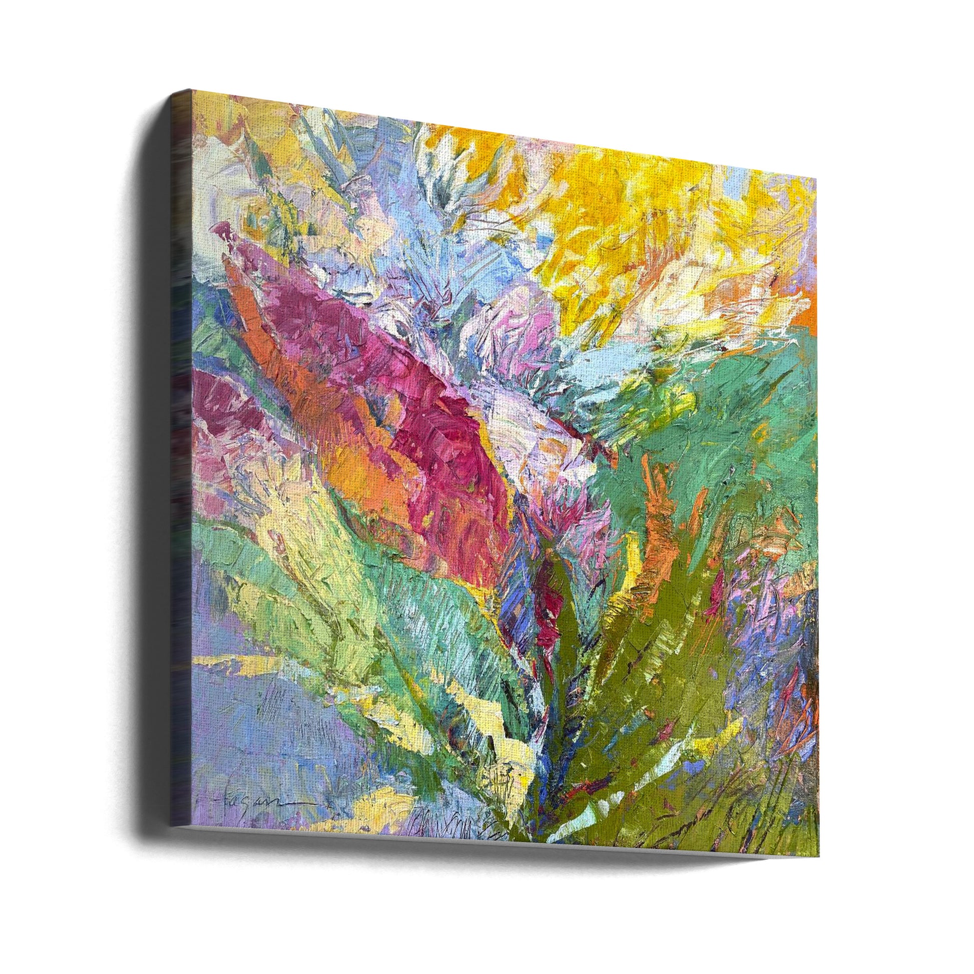 Light As A Feather by Dorothy Fagan | Abstract Textured Painting, Large Canvas Wall Art Print | Artsy Earth