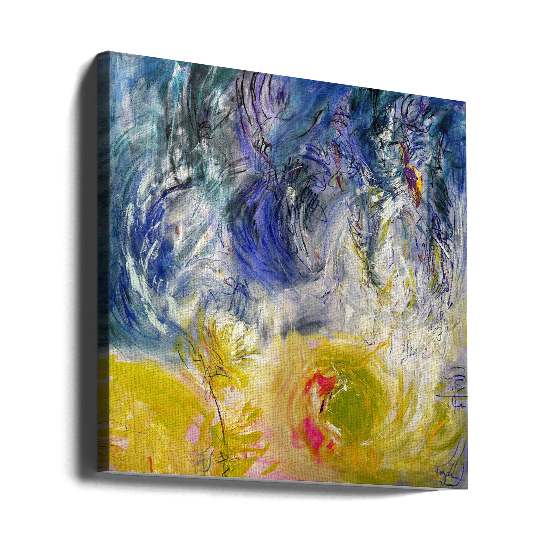 Light the Night by Dorothy Fagan | Abstract Colorful Painting, Large Canvas Wall Art Print | Artsy Earth