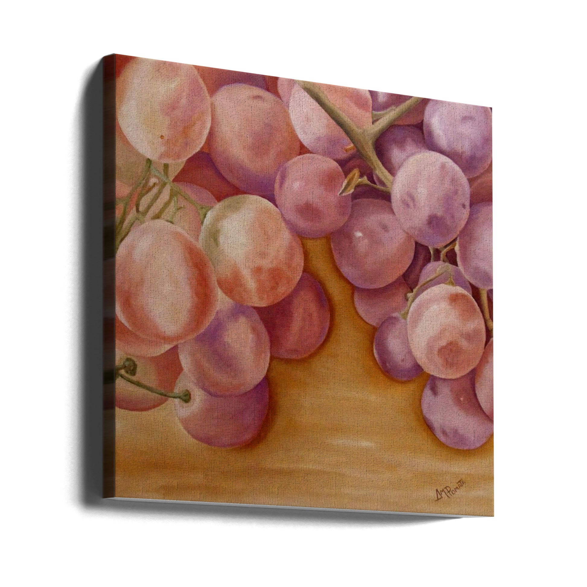 Bunch of Grapes by Angeles M. Pomata | Fresh Fruit Still Life, Large Canvas Wall Art Print | Artsy Earth