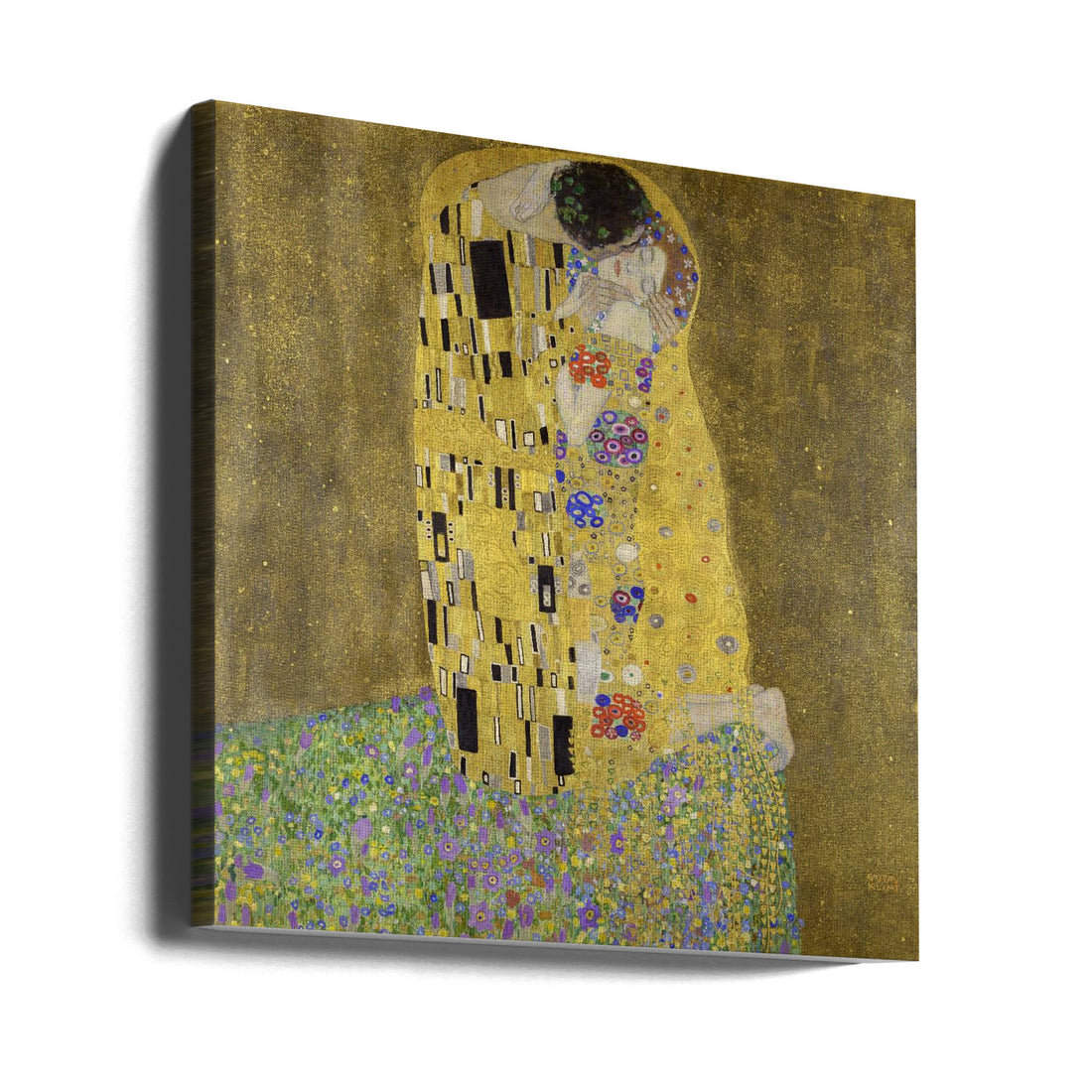 The Kiss 1908 by Gustav Klimt | Gustav Klimt Art Nouveau, Large Canvas Wall Art Print | Artsy Earth