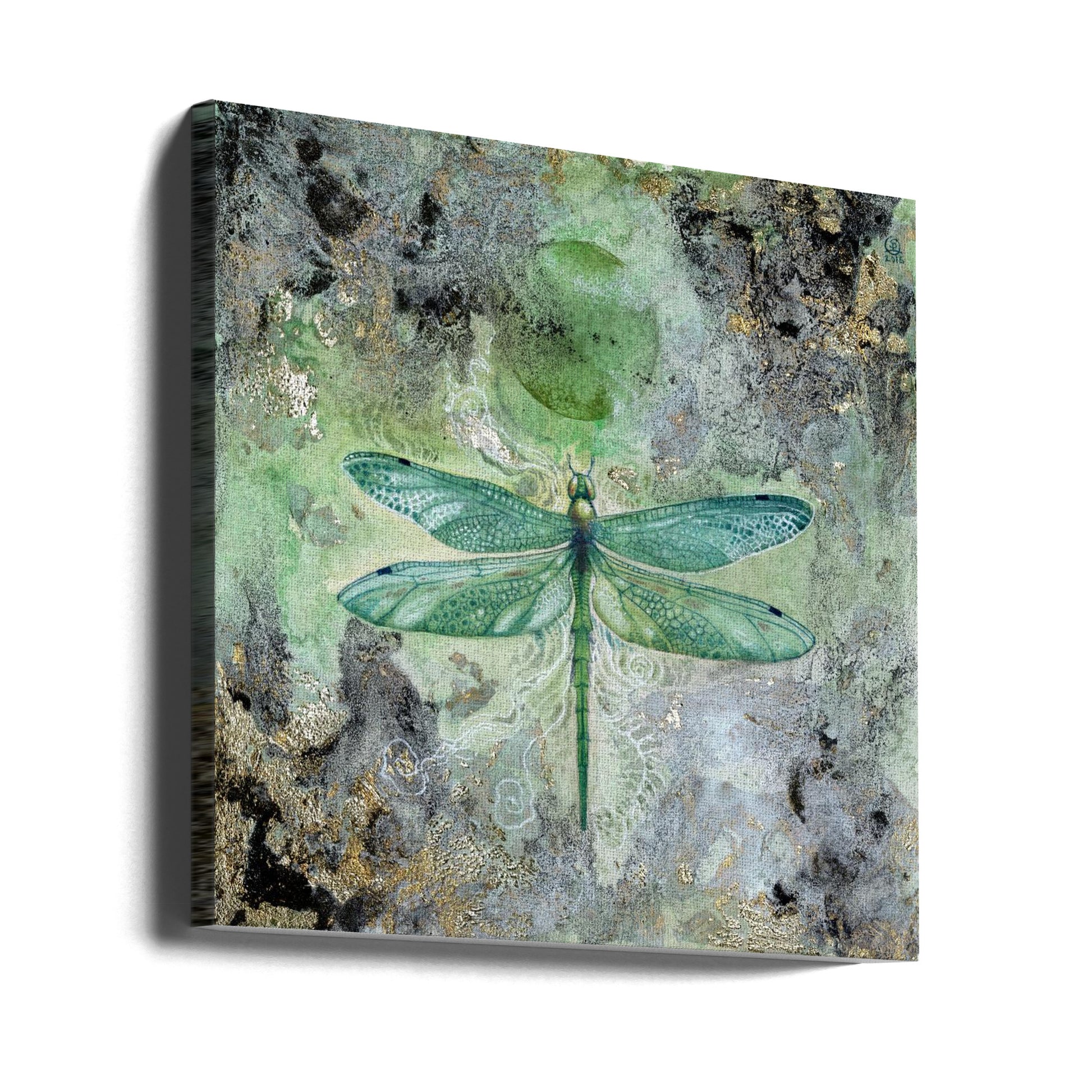 Transformation by Stephanie Law | Fantasy Dragonfly Art, Large Canvas Wall Art Print | Artsy Earth