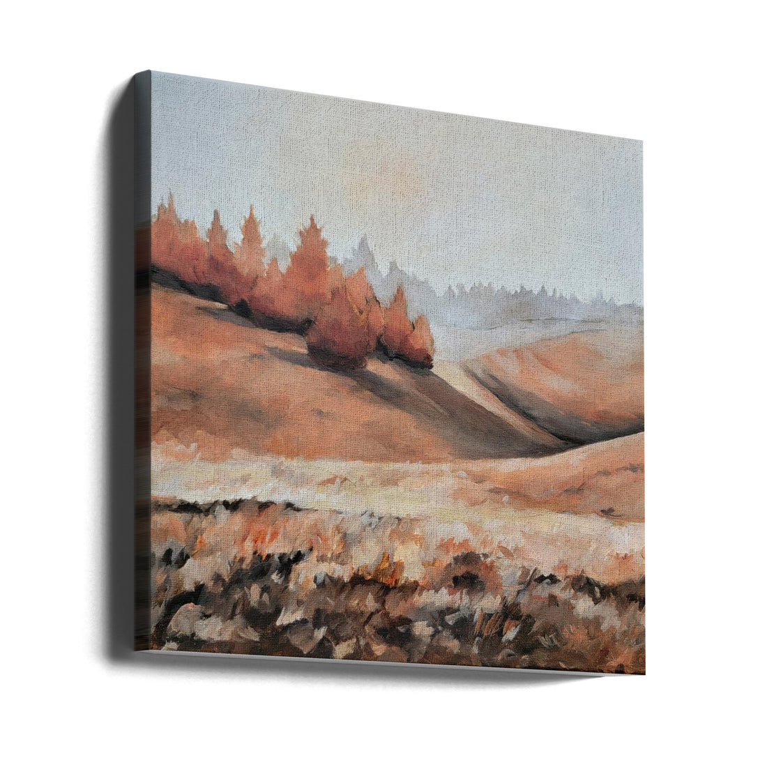 Tonal Fall by Claire Whitehead | Autumn Landscape Painting, Large Canvas Wall Art Print | Artsy Earth