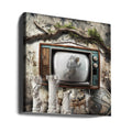 TV art 1 by Rafal Kulik | Surreal Vintage Television, Large Canvas Wall Art Print | Artsy Earth