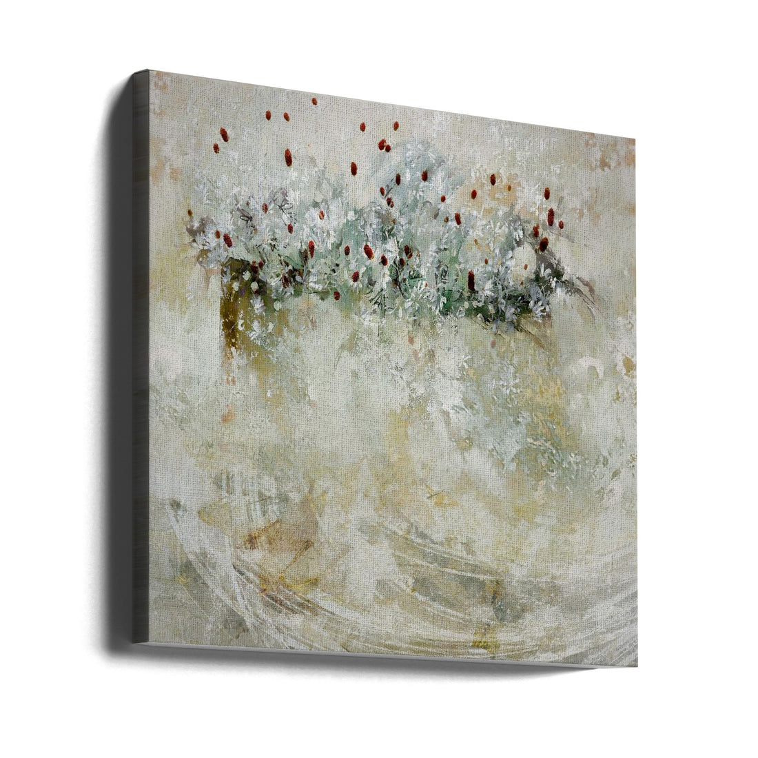 A New Day by Nel Talen | Abstract Floral Landscape, Large Canvas Wall Art Print | Artsy Earth