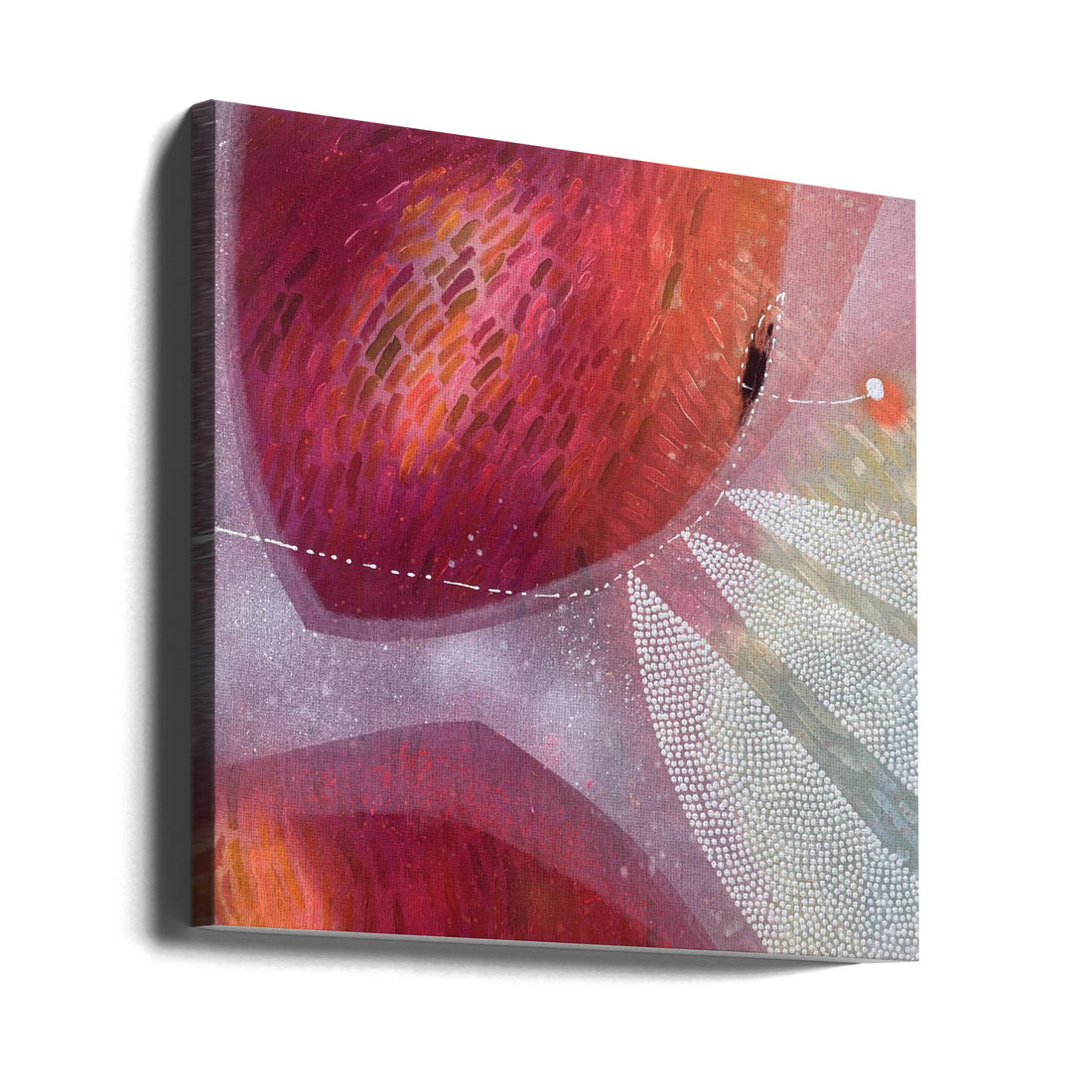 Pink Abstract Art by San Starling | Abstract Painted Art, Large Canvas Wall Art Print | Artsy Earth