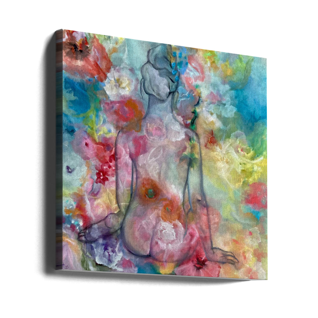 Floral Watercolor Art by Alexandra Higgins | Abstract Botanical Painting, Large Canvas Wall Art Print | Artsy Earth