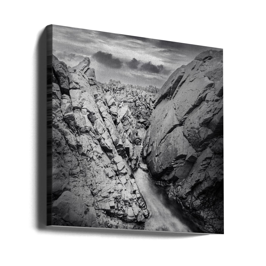 Tide Hewn Grotto by Ray Truter | Black White Seascape, Large Canvas Wall Art Print | Artsy Earth