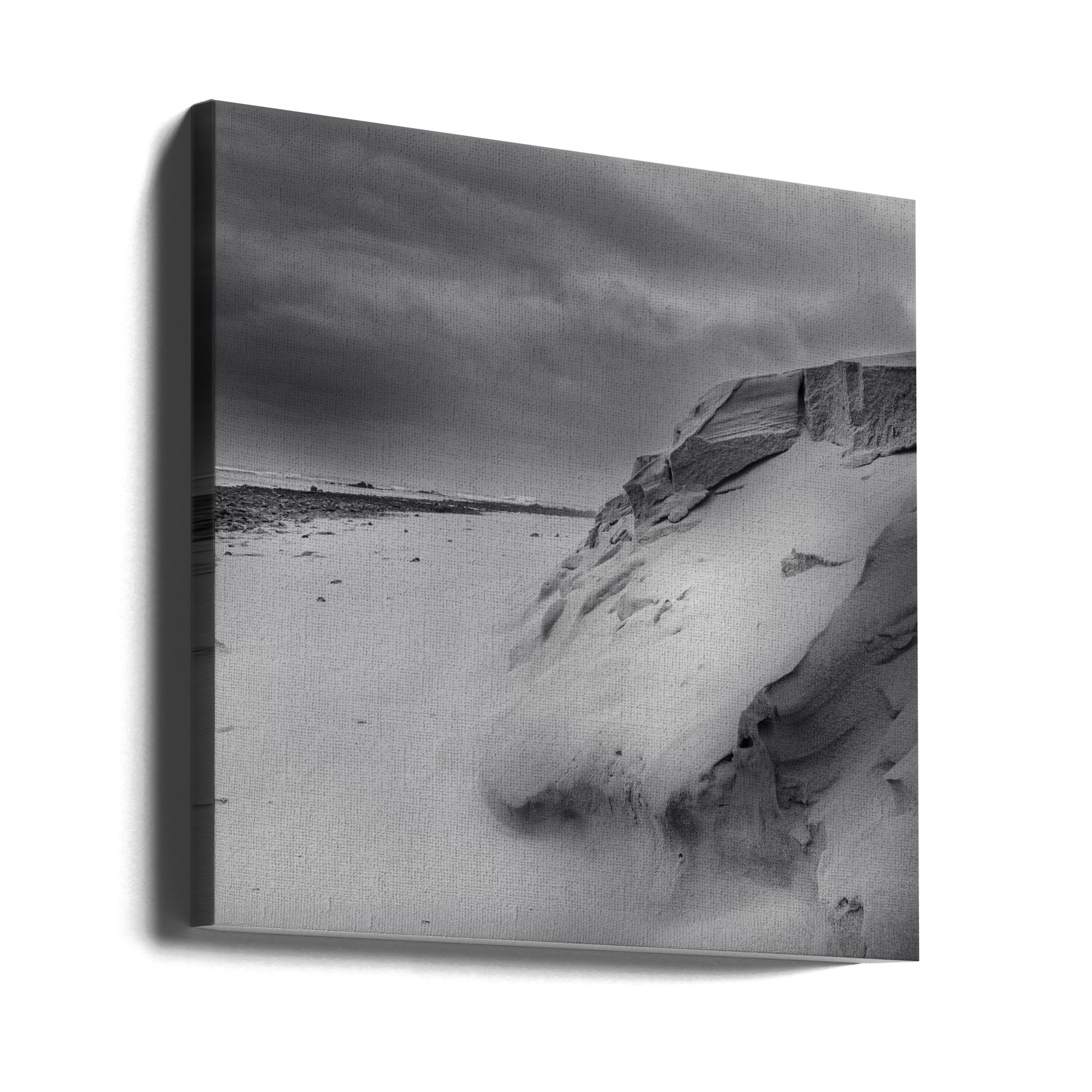 Shifting Dune Ballet by Ray Truter | Black And White Dune Landscape, Large Canvas Wall Art Print | Artsy Earth