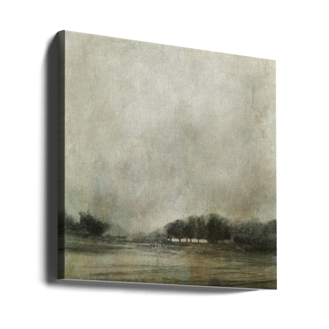 Through the Trees by Dan Hobday | Foggy Forest Landscape, Large Canvas Wall Art Print | Artsy Earth